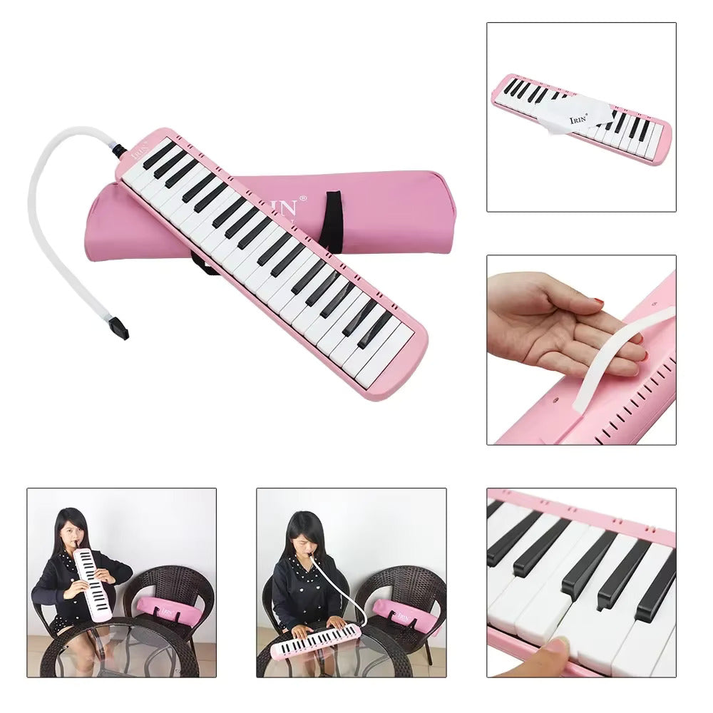 Mélodica à 32 Touches, Clavier De Piano Mélodica Vent Sac De Transport D' instrument De Musique Professionnel Adapté à La Pratique Des Débutants (Noir Mélodica à 32 Touches, Clavier De Piano Mélodica Vent Sac De Transport D' instrument De Musique Professionnel Adapté à La Pratique Des Débutants (Noir