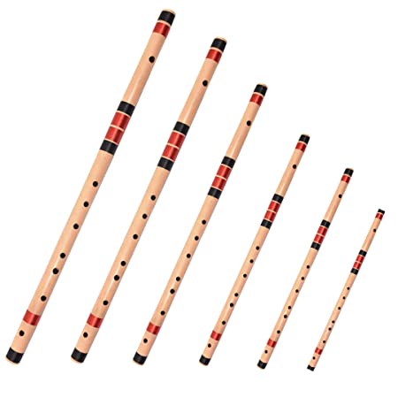 Bansuri Flutes Set (6 Pieces) Right Hand