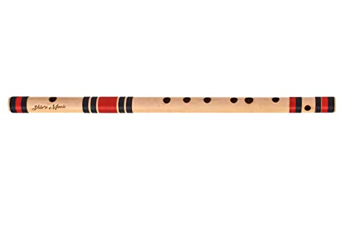 C Sharp Medium Premium Bansuri Flute (Right Hand) 18.5 inches (46.99 cm)