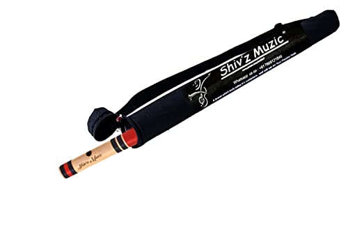 C Sharp Medium Premium Bansuri Flute (Right Hand) 18.5 inches (46.99 cm)