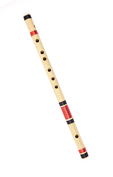 C Natural Medium Bansuri Flute Clearance sale (Right Hand) 19 inches (48.26 cm)