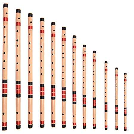 Bansuri Flutes set (12 Pieces) Right Hand
