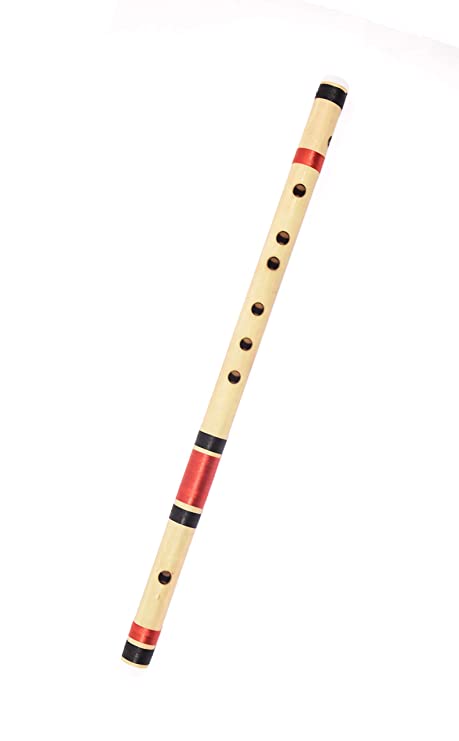 D Natural medium Bansuri Flute Clearance sale (Right Hand) 17 inches (43.18 cm)