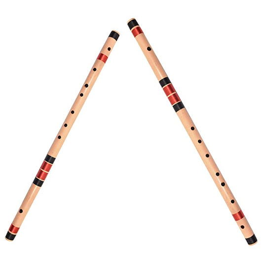Beginners Combo Set G Base and C Medium Right Hand Bansuri (Flutes)