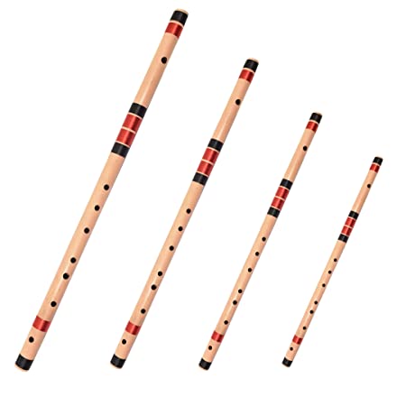 Combo Set C Medium and A Base B Base G Base Right Hand Bansuri (Flutes)